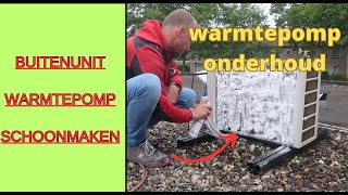 Onderhoud warmtepomp hoe maak je buitenunit van je warmtepompschoon [upl. by Dermott357]