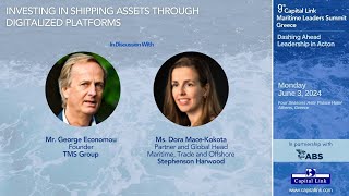 2024 9th Capital Link Maritime Leaders Summit  Greece  Investing in Shipping Assets [upl. by Jacinda]