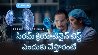 Serum Creatinine Test in Telugu  Kidney function test in Telugu [upl. by Eade]