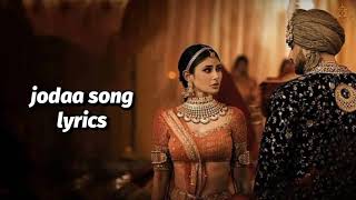 Jodaa Song lyrics  Jatinder shah Afsana khan  Mouni roy Aly Goni  Sha lyrics [upl. by Alyn]