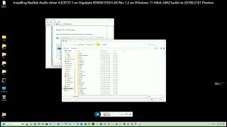 Realtek Audio driver 6097371 on Windows1123H2261002161PGBB760MDS3HAXrev12 [upl. by Johnnie]