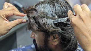 insane long hair amazing transformers with scissors ASMR Scissors [upl. by Nakhsa764]