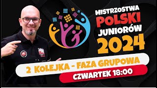 Mistrzostwa Polski Juniorów w Speedcubingu 2024  FAZA GRUPOWA  2 kolejka [upl. by Lukin705]