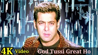 God Tussi Great Ho Title 4K Video Song  Salman Khan Amitabh Bachchan Sonu Nigam HD [upl. by Gerek]