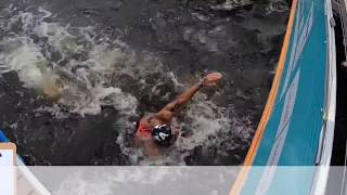 Lac Mégantic Canada  Men’s FINISH HIGHLIGHTS  Marathon Swim 10km Race [upl. by Guinn841]