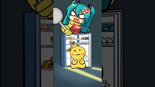 No sneak nuggets Quacky Ducky Miku Miku Angry BEAM hatsunemiku animation miku cover funny [upl. by Herzig]