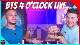 BTS 4 OCLOCK LIVE  REACTION 🎑 [upl. by Kerrison]