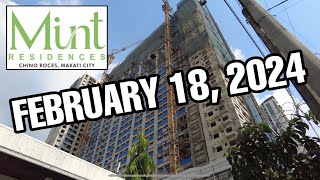 MINT RESIDENCES CONSTRUCTION UPDATES l FEBRUARY 18 2024 [upl. by Nonnahs]