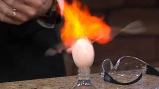 Exploding Egg  Cool Science Demo [upl. by Axela]