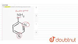 The hetero atoms present in the following compound isare [upl. by Ades]