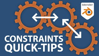 Useful Constraint Tricks in Blender  Quick Tips [upl. by Robers]