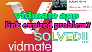 Vidmate link expired problem solved in Hindi by tech king [upl. by Atsahs]