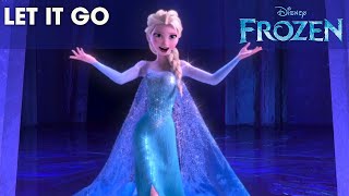 Let It Go  Frozen Lyric Video  DISNEY SINGALONGS [upl. by Amuh803]