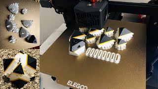 Multicolor 3D printing  Single Nozzle  ELEGOO Neptune 3  Filament runout feature [upl. by Zuckerman]