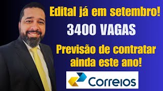 CONCURSO CORREIOS 2024 Presidente confirma edital em setembro  TIRADÚVIDAS [upl. by Noswad]