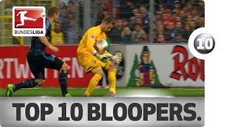 Top 10 Goalkeeper Bloopers  201314 [upl. by Elinad664]