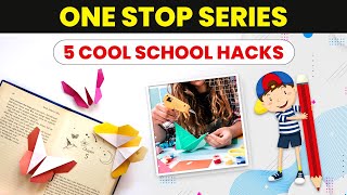 5 Cool School Hacks  Best Crafts and Hacks for School  School Hacks  202425 [upl. by Ellirpa]