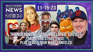 Multiverse News 111523 The actors strike is over Marvel release dates poststrike [upl. by Darbee426]