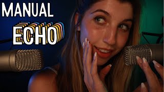 Manual Echo ASMR  Ear to Ear Sensitive  Inaudible Whispers ✨ [upl. by Ayaros725]