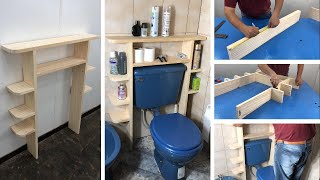 Repisa para Baño que lo dejará MUY BONITO  Tutorial de Carpinteria [upl. by Peer274]