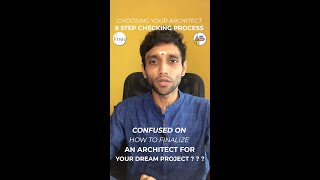 SELECTING YOUR ARCHITECT  6 STEP PROCESS [upl. by Annasor]