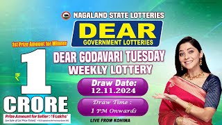 LOTTERY SAMBAD DEAR 1 PM 12112024 NAGALAND LOTTERY LIVE DEAR LOTTERY LIVE LOTTERY SAMBAD [upl. by Zapot129]