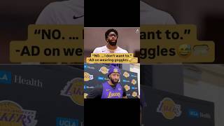 PUT ON THE GOGGLES‼️‼️ fypシ゚ basketball shorts anthonydavis lakersnation lakerstoday nba [upl. by Noimad]