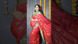 9 Months Pregnancy Diwali Festive Season Look shorts ytshorts youtubeshorts Diwalilook saree [upl. by Wivinah]