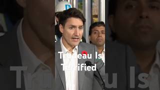 Trudeau Is Scared Of The Future freecanada mcga justintrudeau canada pierrepoilievre shorts [upl. by Anifad]