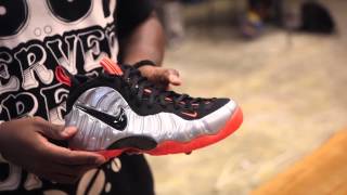 Nike Air Foamposite Pro quotBright Crimsonquot Unboxing [upl. by Danuloff]