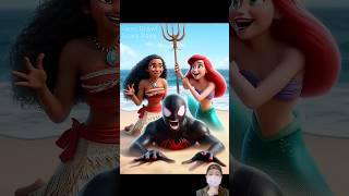 Moana  Ariel VS Spiderman Jack Frost Wednesday Valak Hulk [upl. by Fawn495]