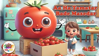 Aha Tamatar Bade Mazedaar  Tamatar Song  Kids Krew Hindi Rhyme  Best songs for kids [upl. by Oakes]