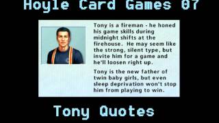 Hoyle Card Games  Tony Quotes [upl. by Acinelav909]