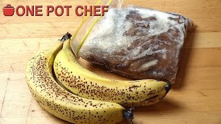 Quick Tips Saving Over Ripe Bananas  One Pot Chef [upl. by Esmond]