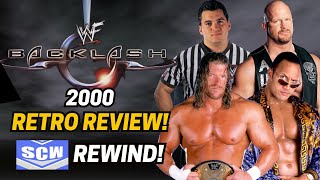 WWE Backlash 2000 Retro Review The Rock With Stone Cold vs Triple H amp McMahons BEST Backlash EVER [upl. by Eibrik]