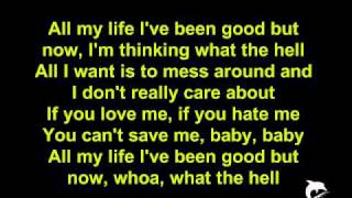 Avril Lavigne  What The Hell LYRICS HQ [upl. by Akcire]