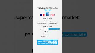 Le vocabulaire anglais de la ville 🇬🇧 [upl. by Oivlis]