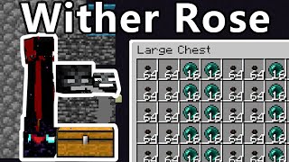 Wither Rose Farm  15000 h  Minecraft 120 [upl. by Aydne]