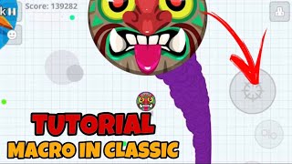 TUTORIAL MACRO IN CLASSIC MODE  NEW MOD XELAHOT ANARKY MENU AGARIO MOBILE [upl. by Bohs]