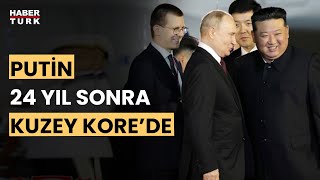 Putinden 24 yıl sonra Kuzey Koreye tarihi ziyaret Ortaklık anlaşması imzalandı [upl. by Ahsii519]