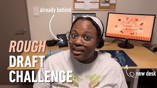 rough draft challenge week 1 vlog  lets make a writing plan [upl. by Maxima]