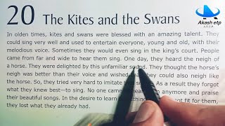 The Kites And The Swans  English reading  English padhna kaise sikhe  story english story [upl. by Selim263]