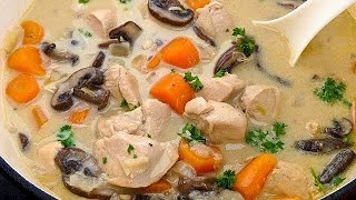 Blanquette de poulet si délicieuse que vous pouvez la cuisiner tous les jours Recette simple [upl. by Yearwood]