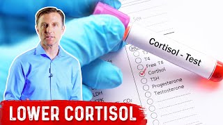 How To LOWER Cortisol Levels – Dr Berg [upl. by Nostrebor]