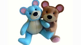 How to make a teddy bear tutorial free pattern and easy to make with Lisa Pay [upl. by Publus]