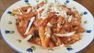 🍆PASTA CA MELANZANE E RICOTTA🍆ricetta siciliana🍝ricetteflash Ep49 [upl. by Annabela269]