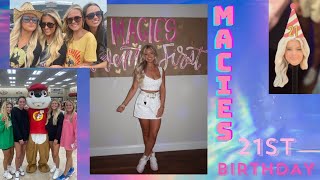 MACIES 21st BIRTHDAY VLOG  sign night Auburn rodeo Buceequots [upl. by Sidran]