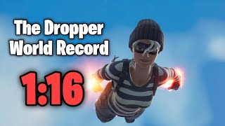 Fortnite The Dropper Speedrun In 116 WR [upl. by Nelyk479]