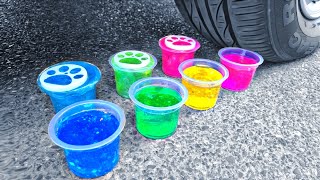 Crushing Things With Car Best Compilation  Experiment Car Wheel VS Slime Balloons Toys [upl. by Eittod]