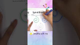 Spiral Interactive Breathing Technique For Kids  Trace Along Mindfulness For Kids calmtime [upl. by Rima368]